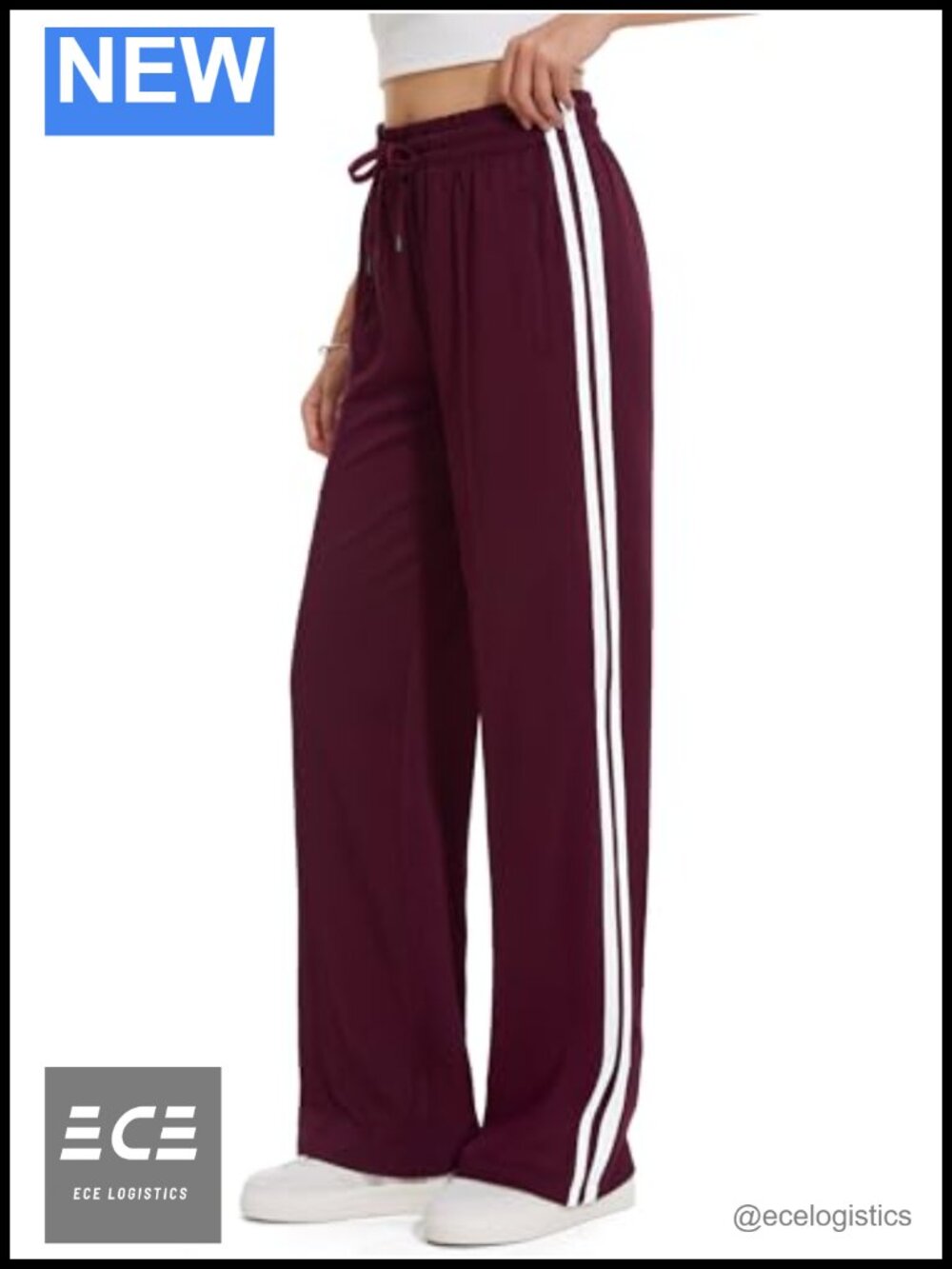 Women's Track Pants Loose Straight Leg Joggers Warm-Up Athletic Sweatpants